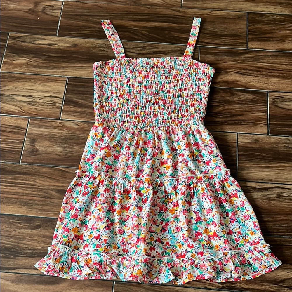 Jessica Simpson Floral Smocked Layered Dress
